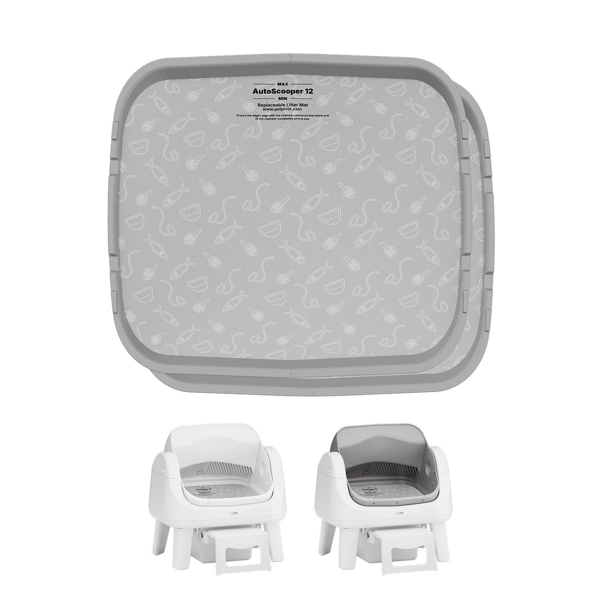 AutoScooper 12 Litter Base Pad – 2 Pack